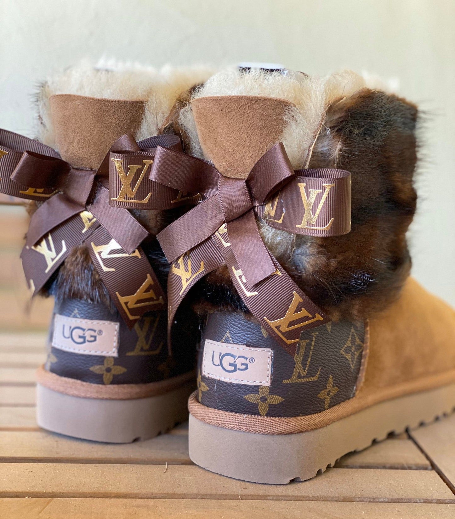 MONOGRAM UGG BOOTS