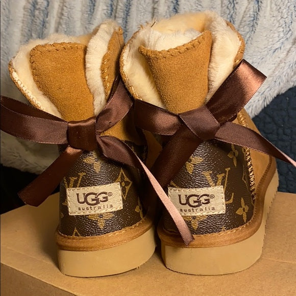 MONOGRAM UGG BOOTS